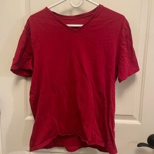 Classic Red V-Neck T-Shirt